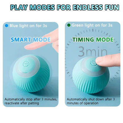 Smart Interactive Rolling Ball for Cats – Automatic Motion Toy for Indoor Fun & Exercise